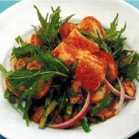 Greek Salmon And Green Bean Salad Appetizer