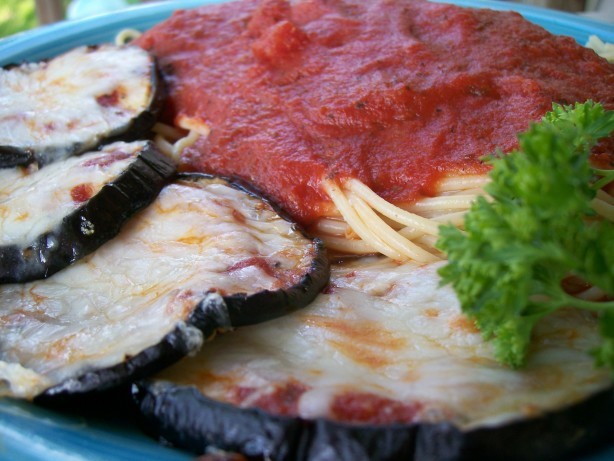 Italian Reducedfat Eggplant aubergine Parmesan Appetizer