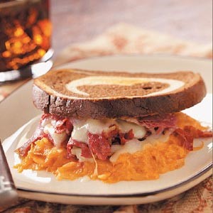 Canadian Rye Breadtopped Reuben Casserole Dinner