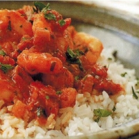 American Creole Shrimp With Rice Dinner