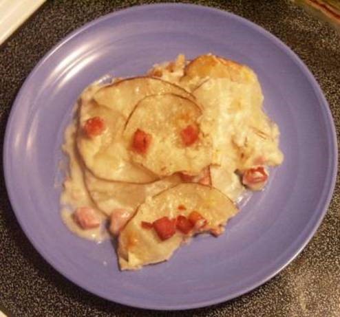 Swiss Alfredo Potato Casserole Dinner