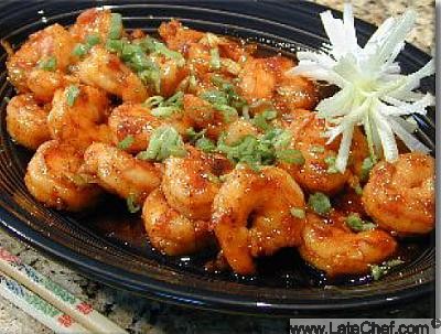 Chinese Hot and Shrimp Appetizer