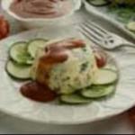 British Turkey Vegetable Flan with Bloody Mary Sauce Dessert
