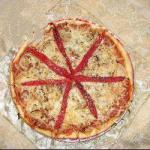 Pizza of Onion and Red Peppers recipe