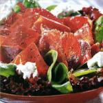 Italian Bresaola Carpaccio Salad with Tarragon Topping Appetizer