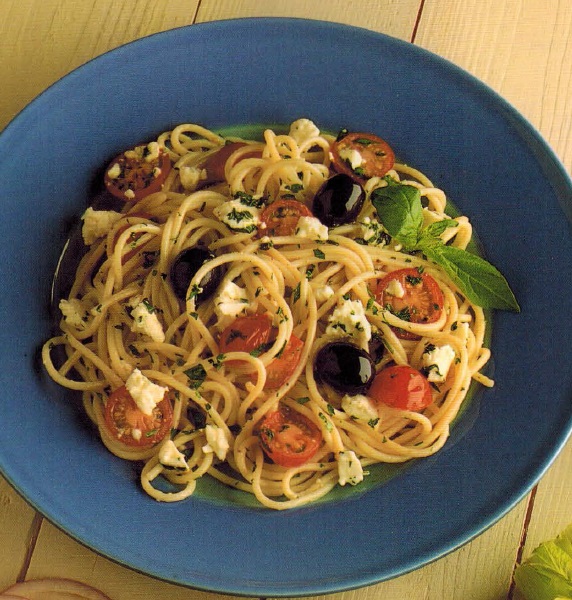 Canadian Spaghetti with Feta Dinner