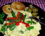 Spanish Spanish Scrambled Eggs With Pimenton and Asparagus Appetizer