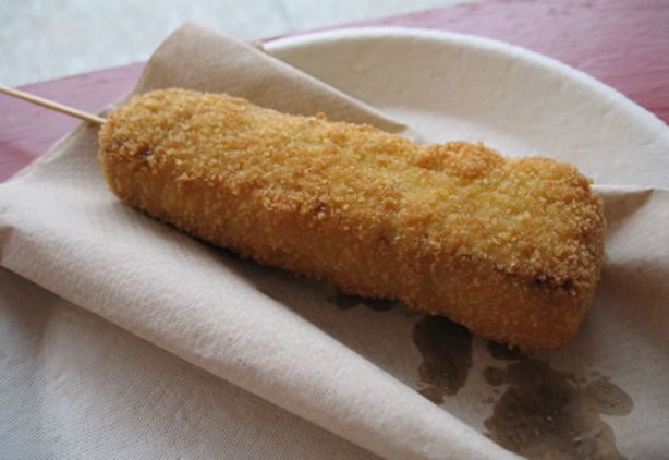 American Deep Fried Snickers Appetizer