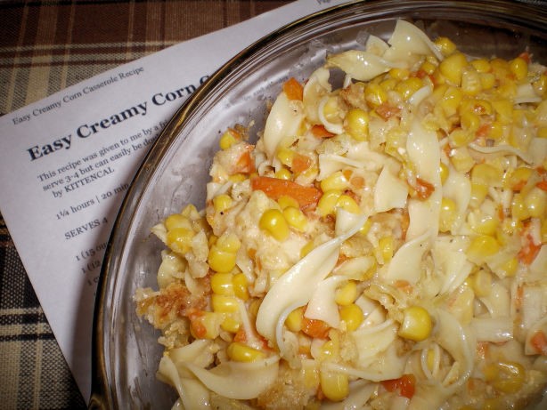 American Easy Creamy Corn Casserole Appetizer