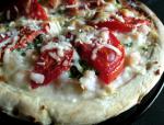 American White Pizza with Shellfish Dinner