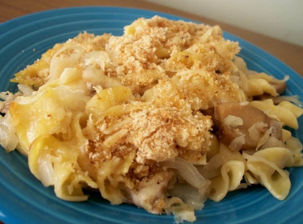 American Noodles  Sauerkraut Casserole Appetizer