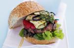 American Mediterranean Vegetable And Beef Burgers Recipe Appetizer
