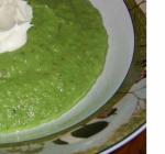 Canadian Tarragon and Sweet Pea Puree Appetizer