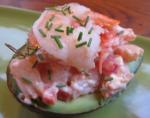 American Stuffed Avocados With Seafood Appetizer