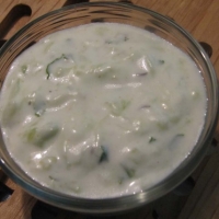 Indian Cucumber Yogurt Salad Appetizer