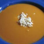 British Cream of Pumpkin Soup with White Wine Appetizer