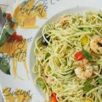 British Spaghetti with Shrimps Appetizer