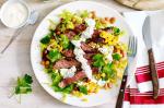 American Jerk Beef With Warm Corn And Bean Salad Recipe Dinner