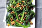 American Broccolini With Anchovy Almonds Recipe Appetizer