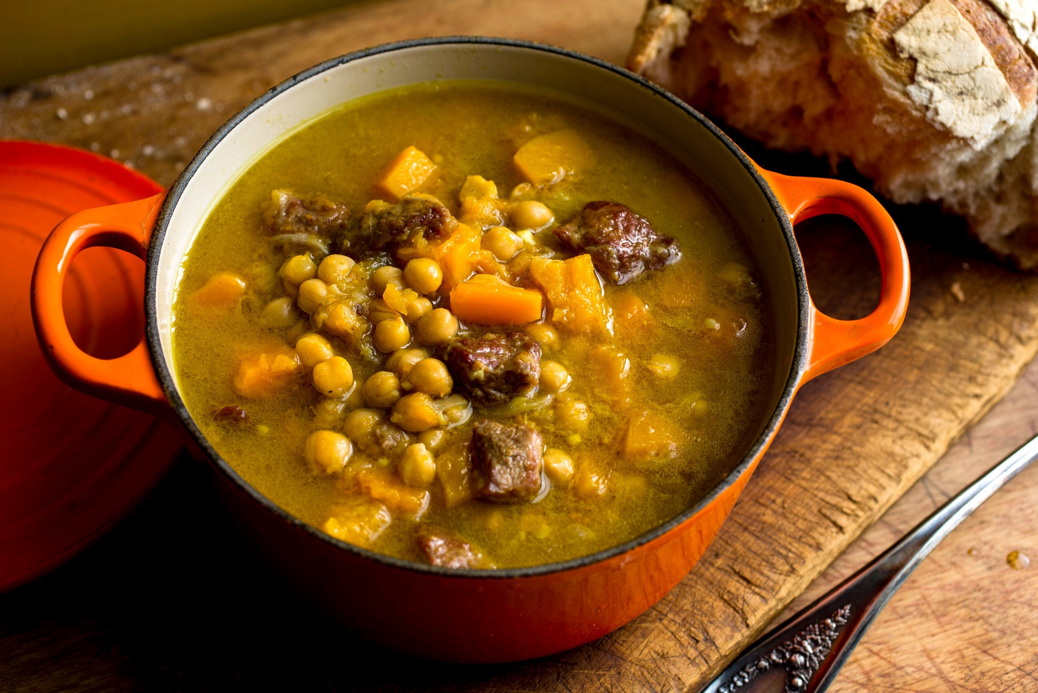 American Lamb Stew With Chickpeas and Butternut Squash Recipe Appetizer