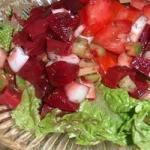 Dilly Tomato and Beet Salad Recipe recipe