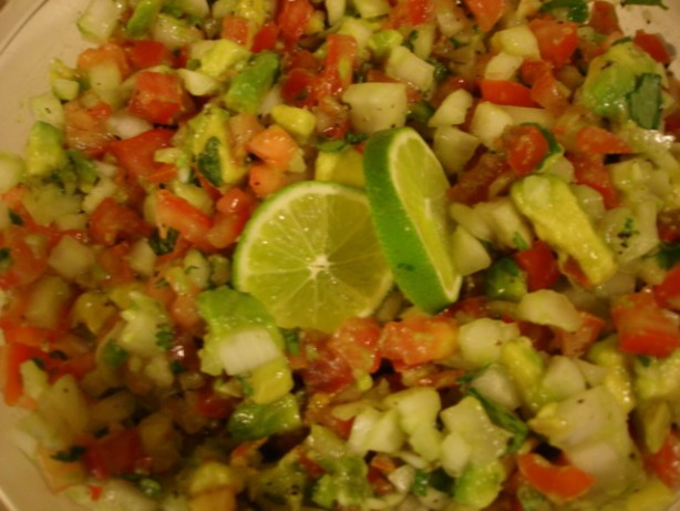 Mexican Texas Best Pico De Gallo Dinner