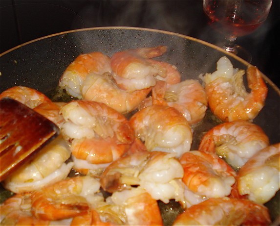 Mexican Tiger Prawns in Garlic Butter Appetizer