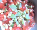 Mexican Chayote Corn  Tomato Salad Appetizer