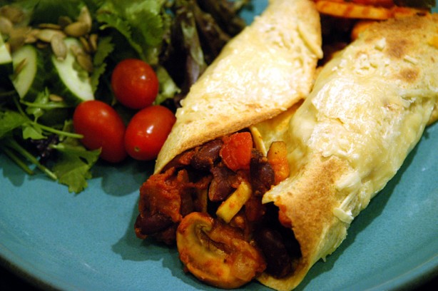 American Sylvies Vegetable Stuffed Tortillas Dinner