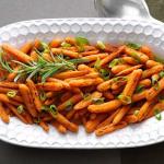 American Rosemary Roasted Baby Carrots Appetizer