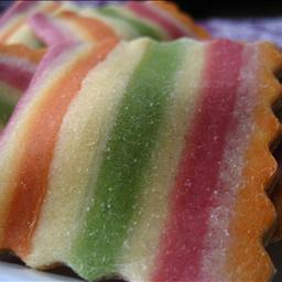 American Homemade Multicolored Pasta Dinner