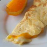 American Fontina Cheese Omelet Breakfast
