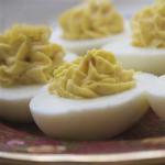 American Stuffed Eggs Curry Appetizer