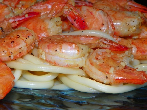 American Juans Favorite Hot Buttered Garlic Shrimp Dinner