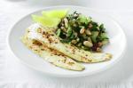 American Grilled Whiting With Mediterranean Bean Salad Recipe Dinner
