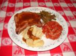 American Southern Stewed Tomatoes Dinner