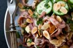 American Squid Salad with Cucumbers Almonds and Pickled Plum Dressing Recipe Dinner