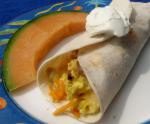 Canadian Bacon Egg and Cheese Breakfast Taco BBQ Grill