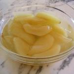 American Sweetsour Pear Compote Dessert
