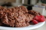 American Nobake Chocolate Oatmeal Cookies Appetizer