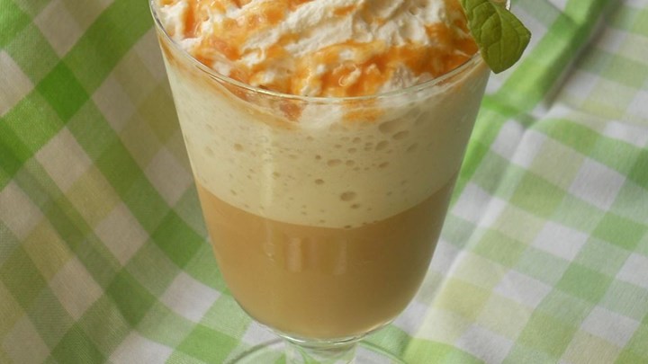 American Frozen Caramel Latte Recipe Dessert