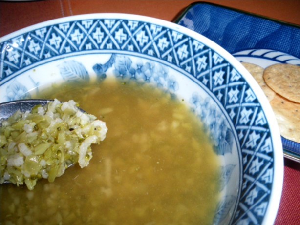 American Simple Broccoli Rice Soup Dinner