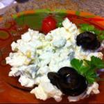 Italian Salad with Corn and Cheese Appetizer