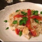 Canadian Risotto of Chicken and Strawberries Appetizer