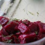American Beet Salad with Dill Appetizer