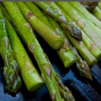 American Grilled Parsley Asparagus BBQ Grill