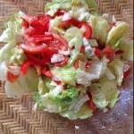 Chinese Salad with Lettuce Appetizer