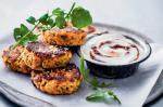 American Carrot Cakes With Harissa Yoghurt Recipe Appetizer