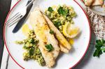 American Panfried Whiting With Broccoli Pesto Recipe Dinner