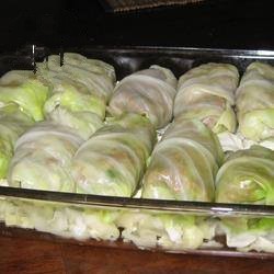 Canadian Rolls of Stuffed Cabbage and Yogurt Sauce Dessert